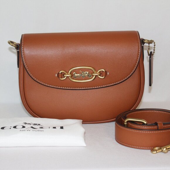 COACH Harley Crossbody Bag in Burnished Amber - Picture 7 of 7